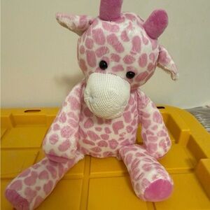 Pink and White Plush Scentsy GiraffeToy